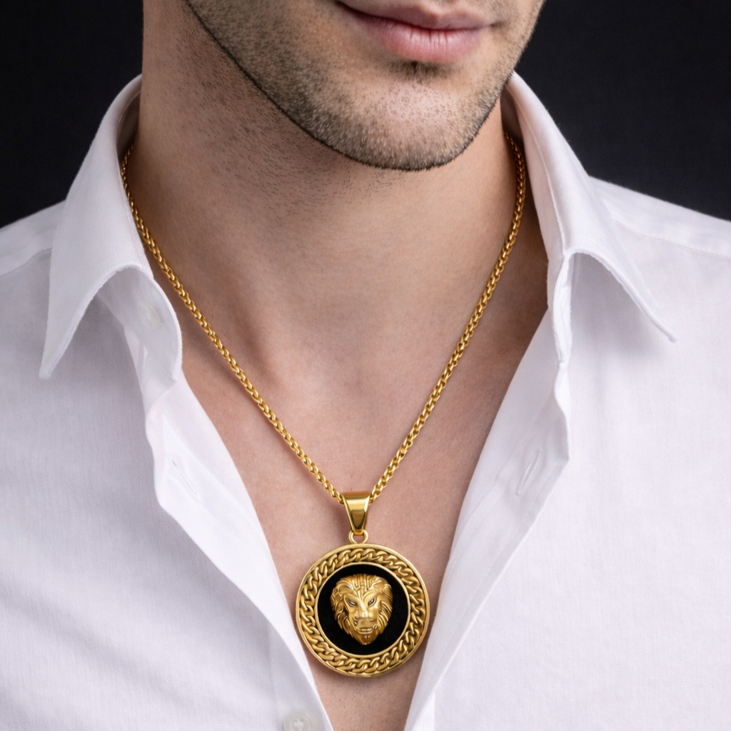 Lion Pendant Chain
