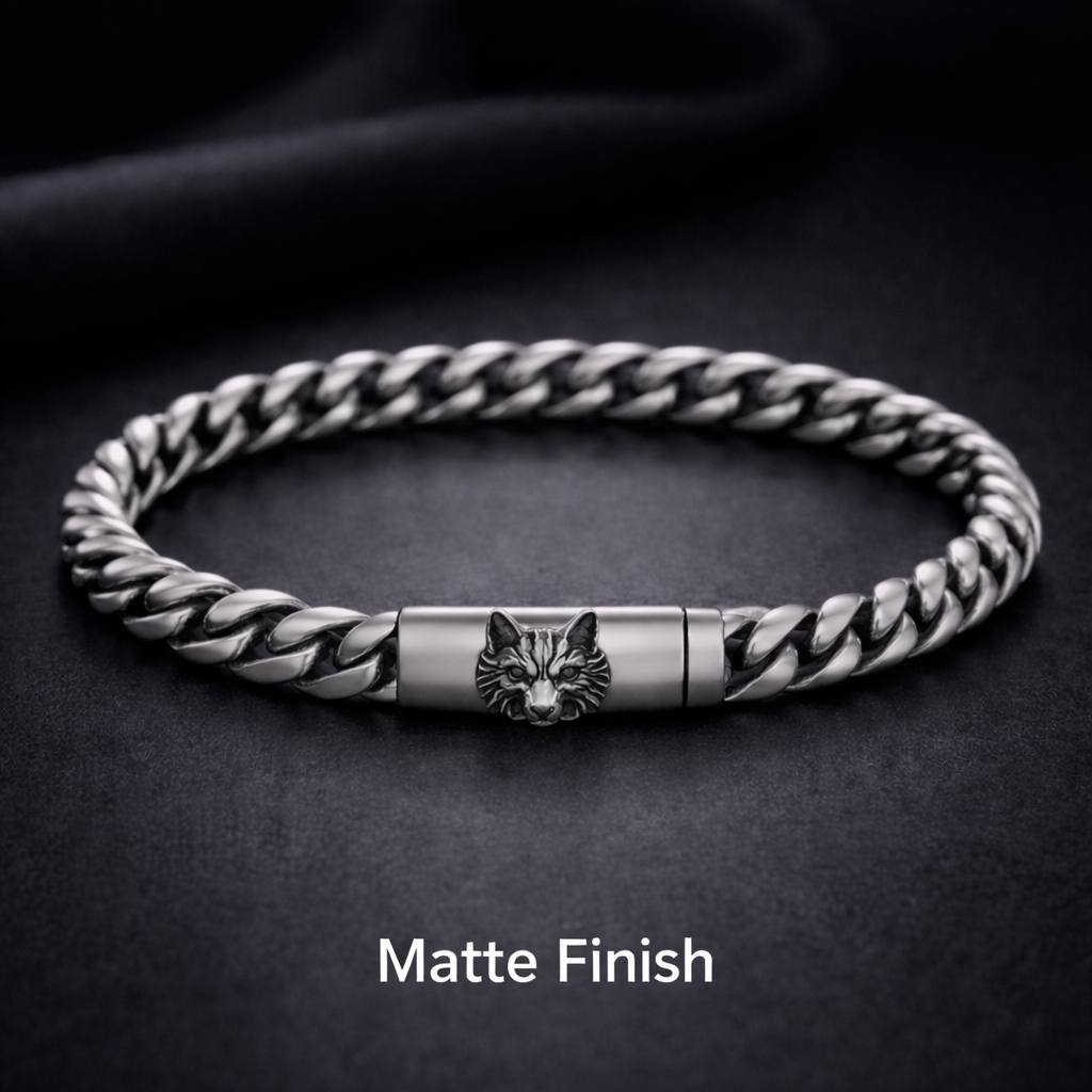 Matte Cuban Link Bracelet