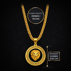Lion Pendant Chain