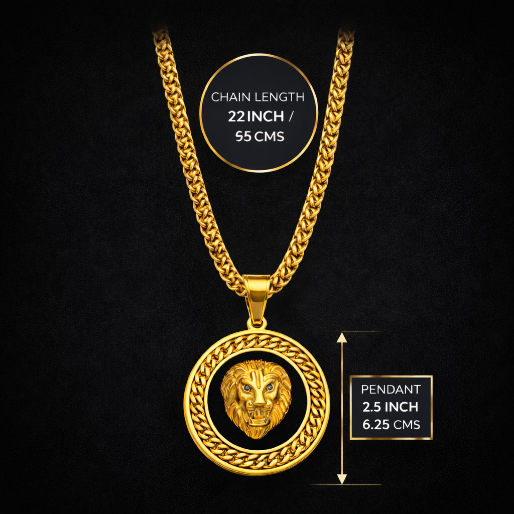 Lion Pendant Chain
