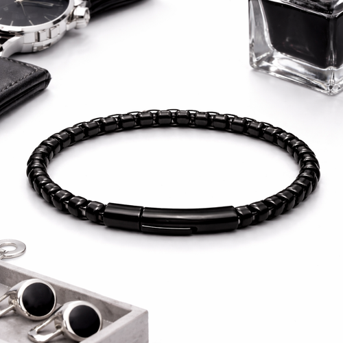 Black Stainless Steel Bracelet