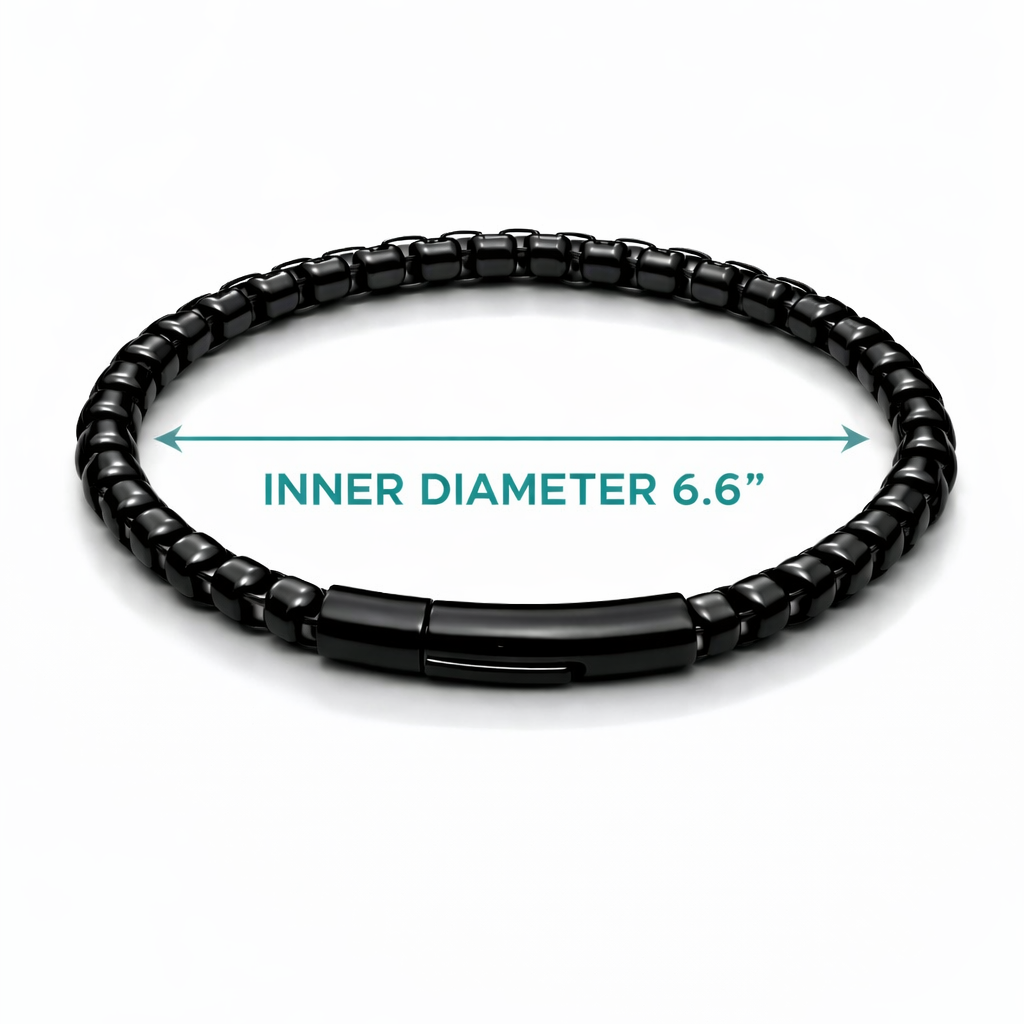 Black Stainless Steel Bracelet