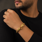 Golden Wolf Bracelet