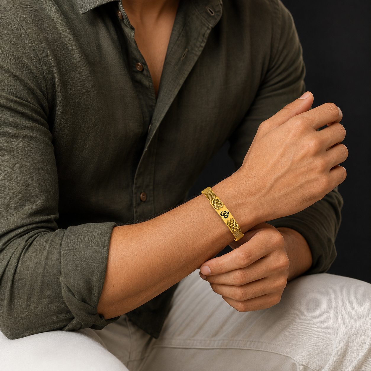 OM Open Bracelet