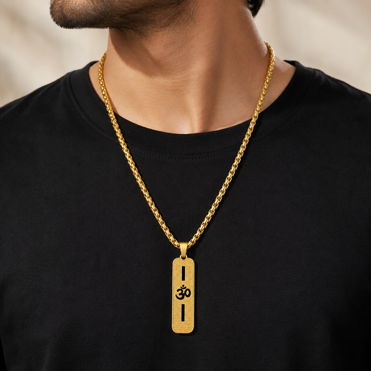 Long OM Pendant Chain