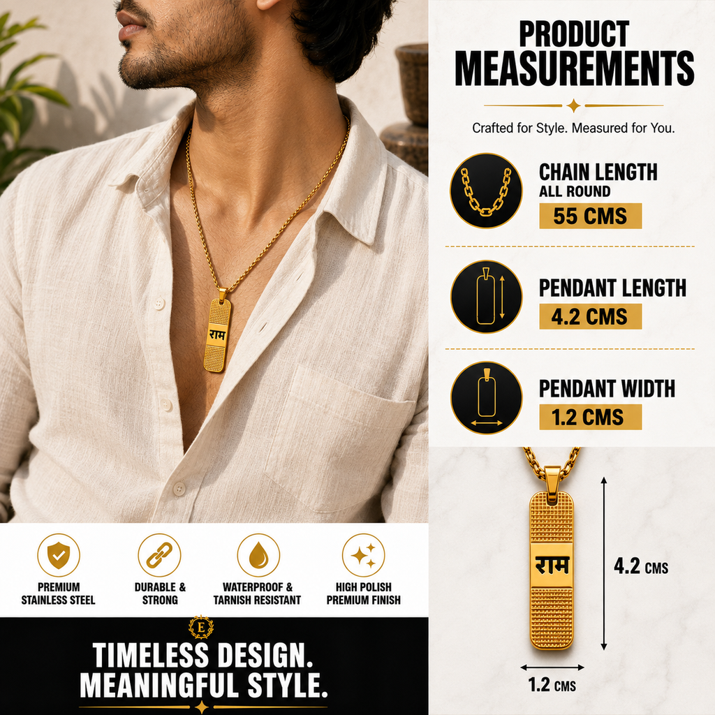 Long Ram Pendant Chain