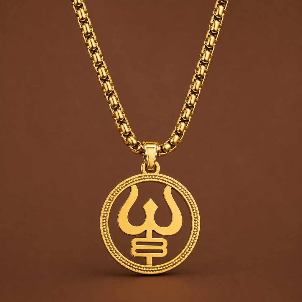 Trishul Pendant Chain