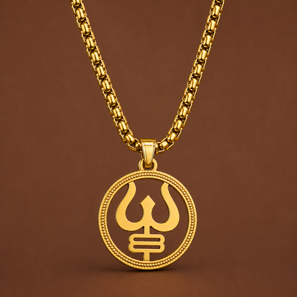 Trishul Pendant Chain