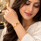 Golden Butterfly Elegance Bracelet