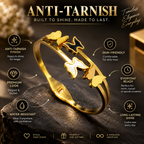 Golden Butterfly Elegance Bracelet