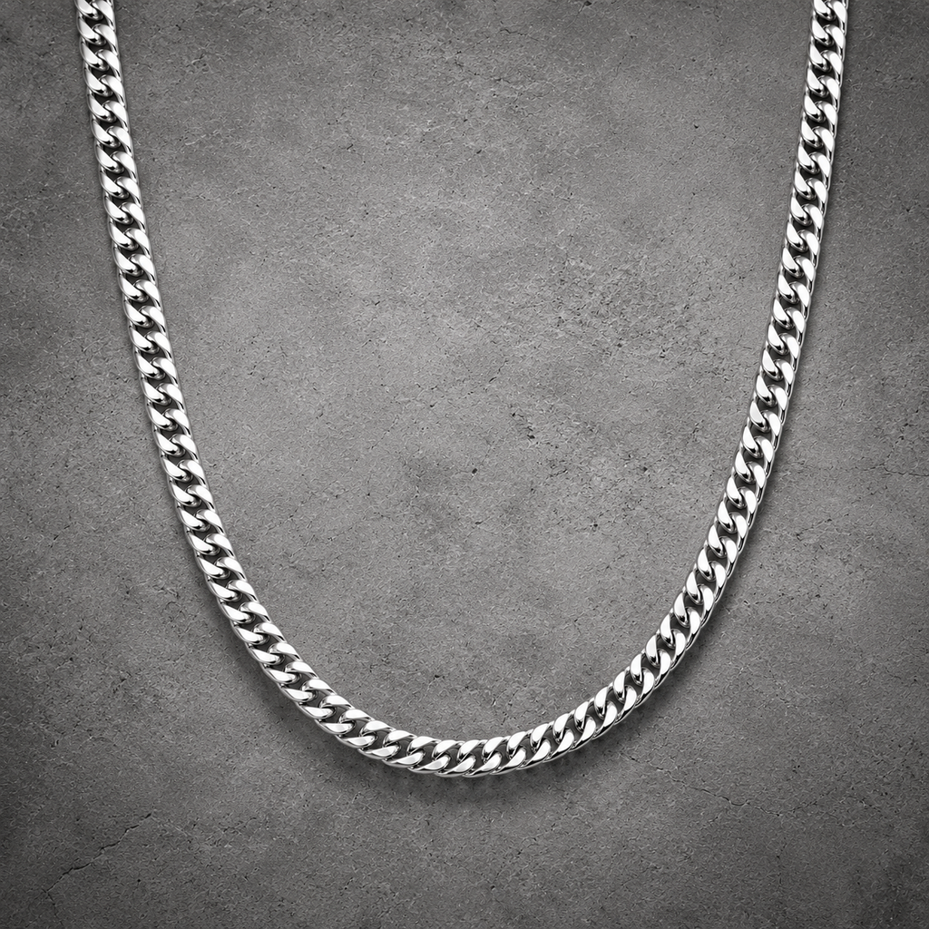 Silver Cuban Link Chain