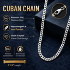 Silver Cuban Link Chain