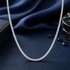 Silver Flat Box Chain