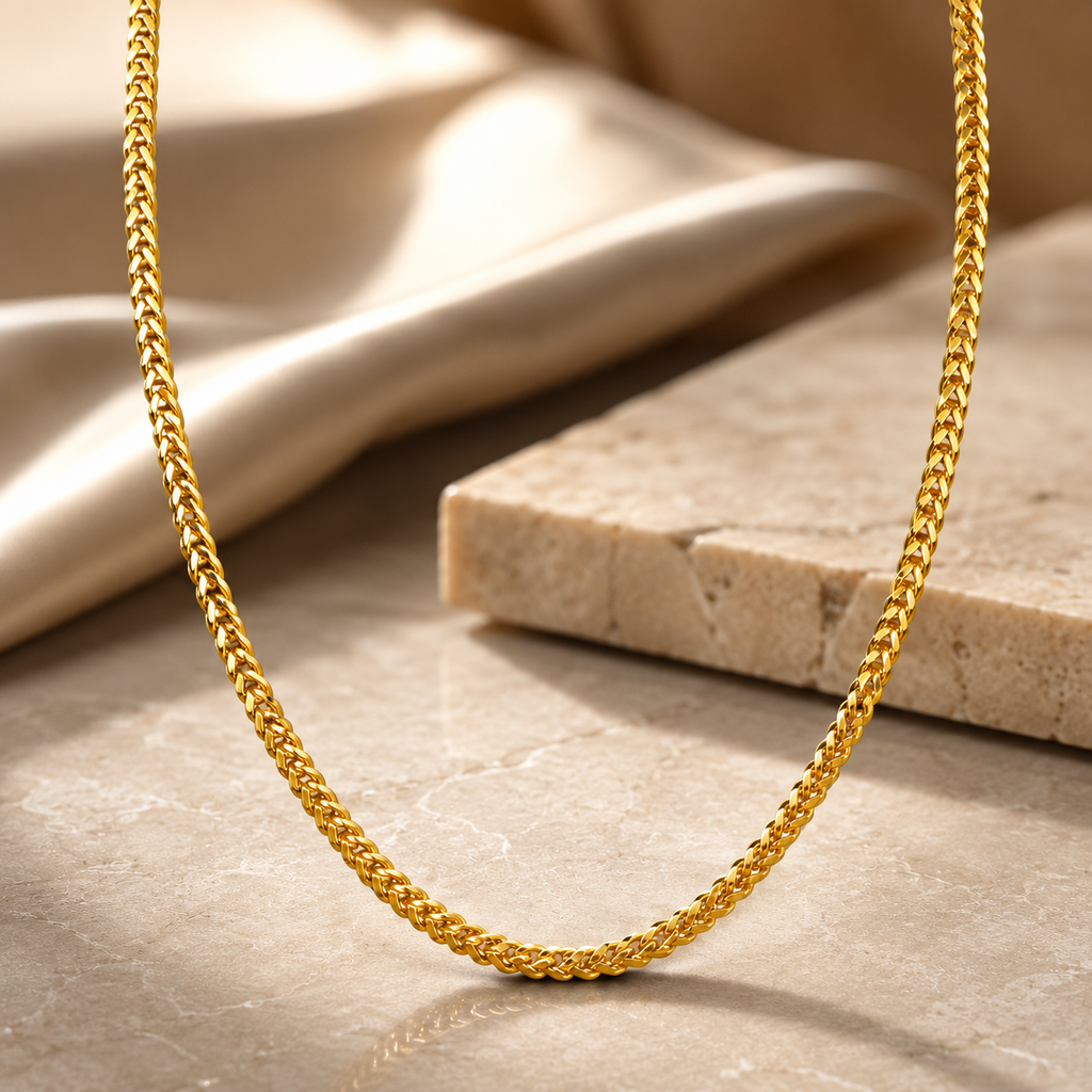 Golden Interlocking Chain