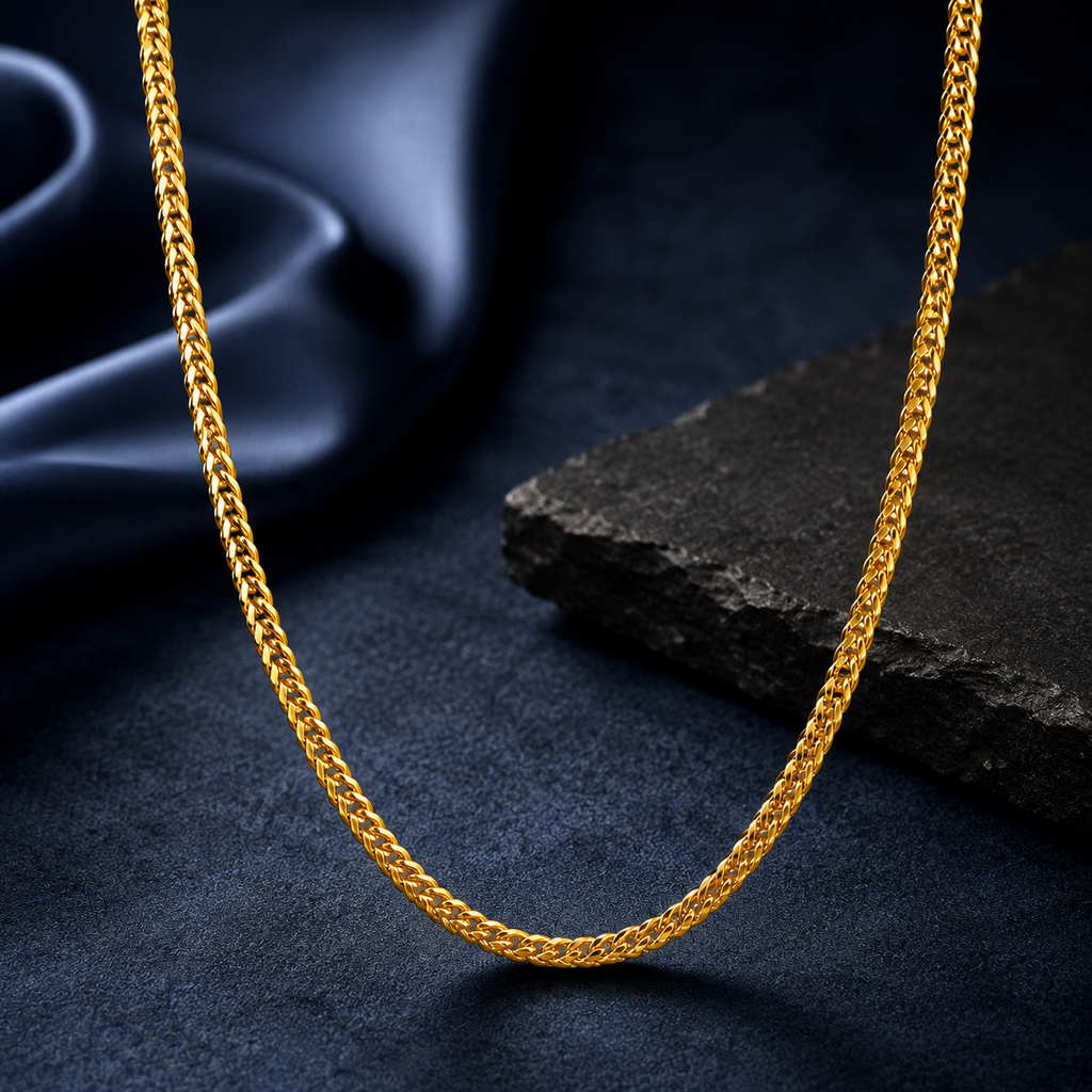 Golden Interlocking Chain
