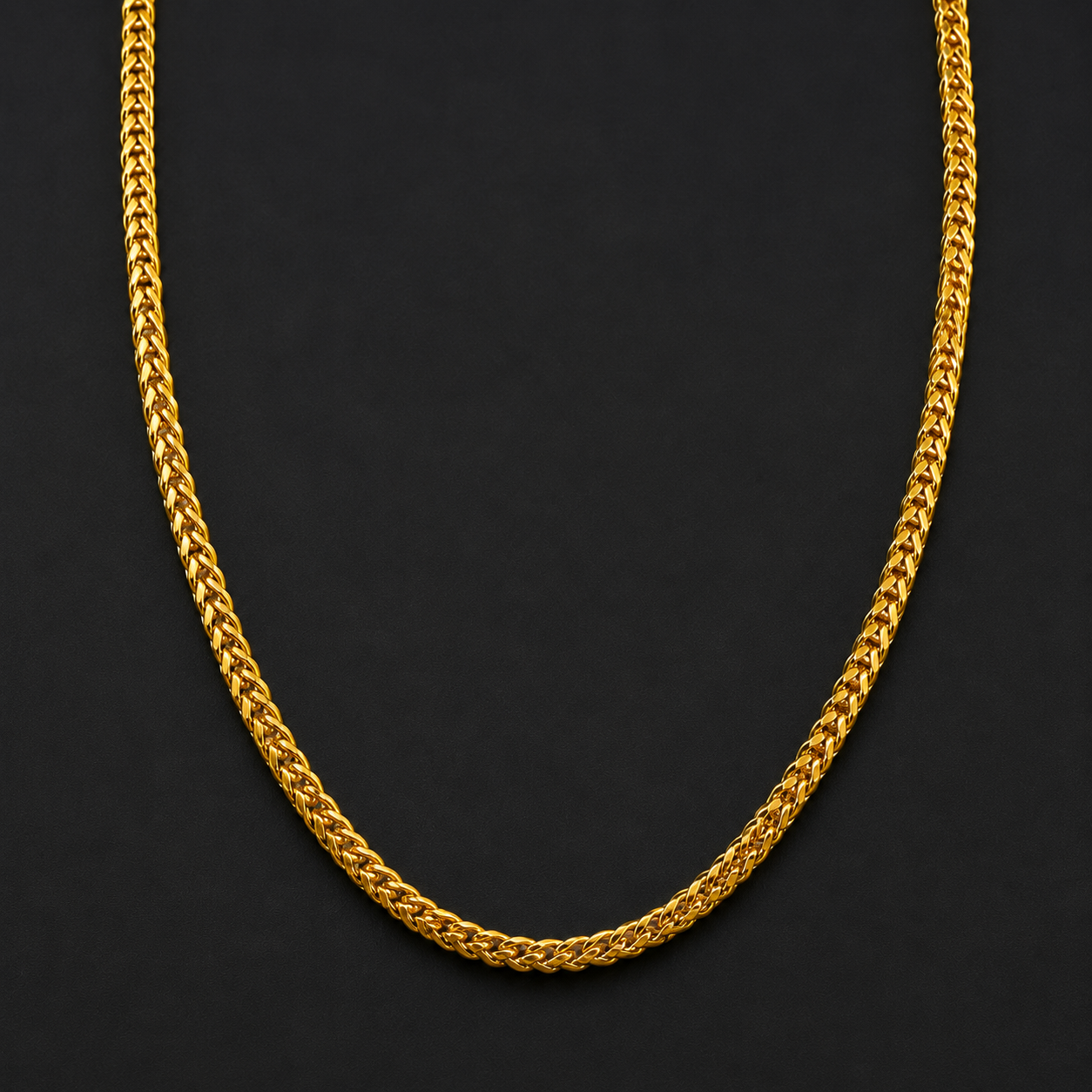 Golden Interlocking Chain