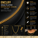 Golden Interlocking Chain