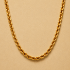 Gold Plated Rope Chain