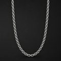 Silver Plated Rope Chain