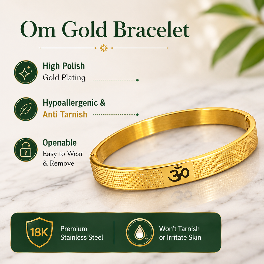 OM Design Bracelet Gold
