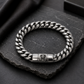 Shiny Cuban Link Bracelet Silver
