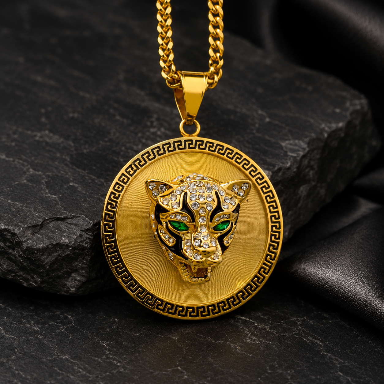 Panther Pendant Chain Gold
