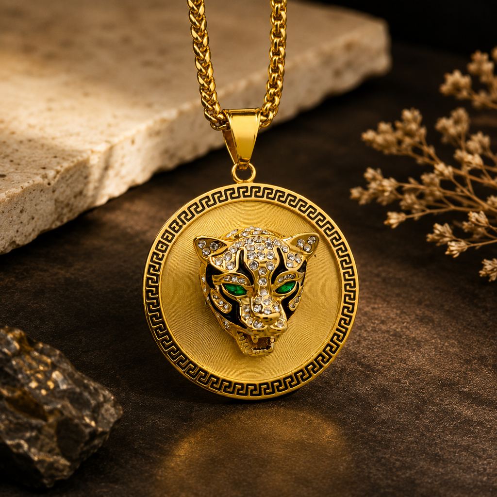Panther Pendant Chain Gold