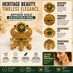 Emerald Ruby Ornate Statement Ring