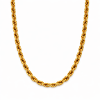 Gold Plated Rope Chain
