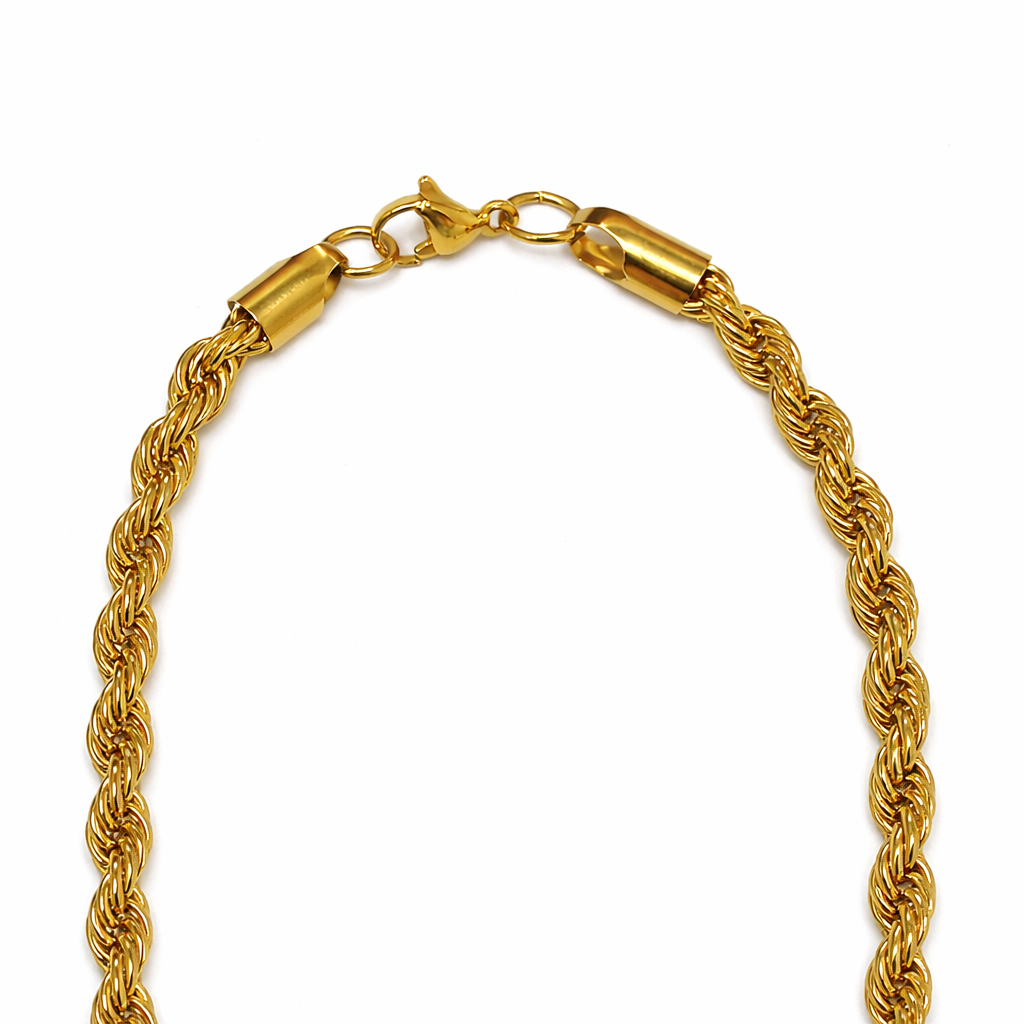Gold Plated Rope Chain
