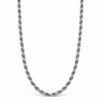 Silver Plated Rope Chain