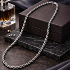 Silver Plated Rope Chain