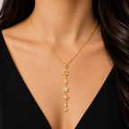 Celestial Star Drop Necklace