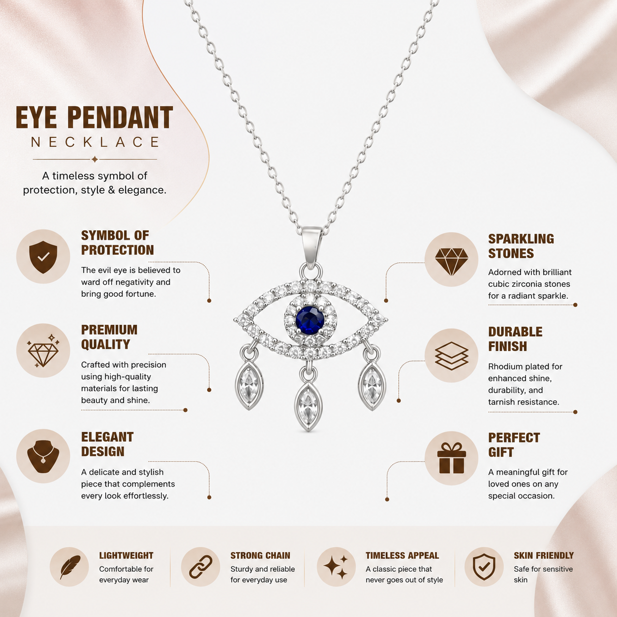 Evil Eye Pendant Necklace