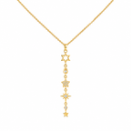 Celestial Star Drop Necklace