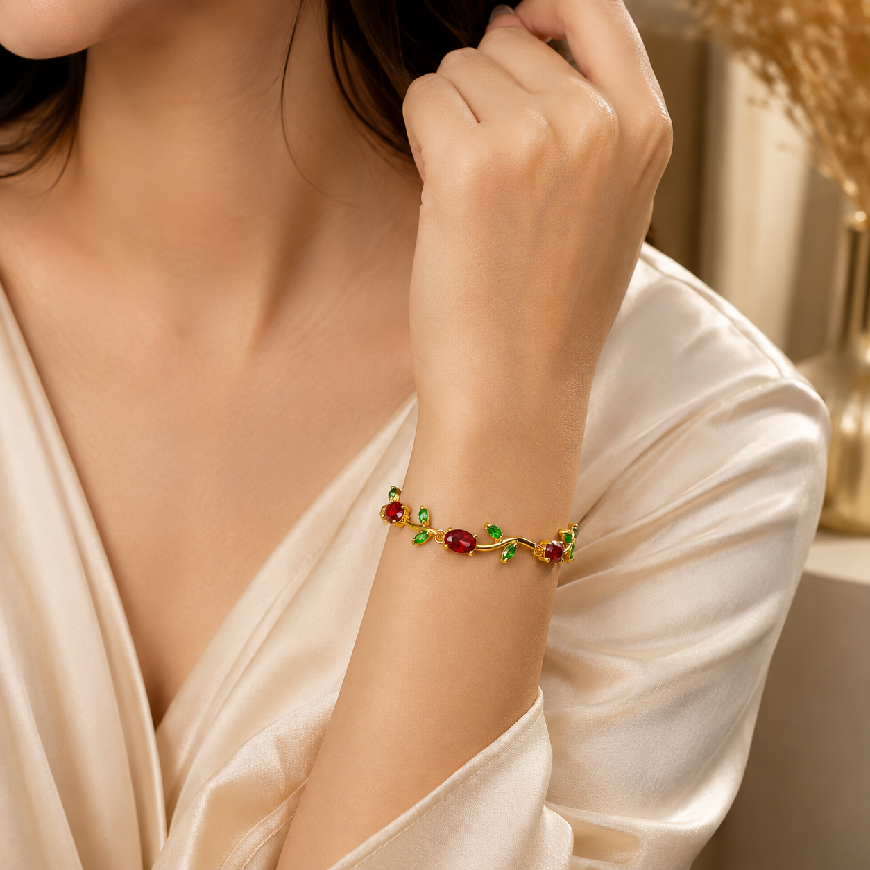 Multicolor Tulip Bracelet