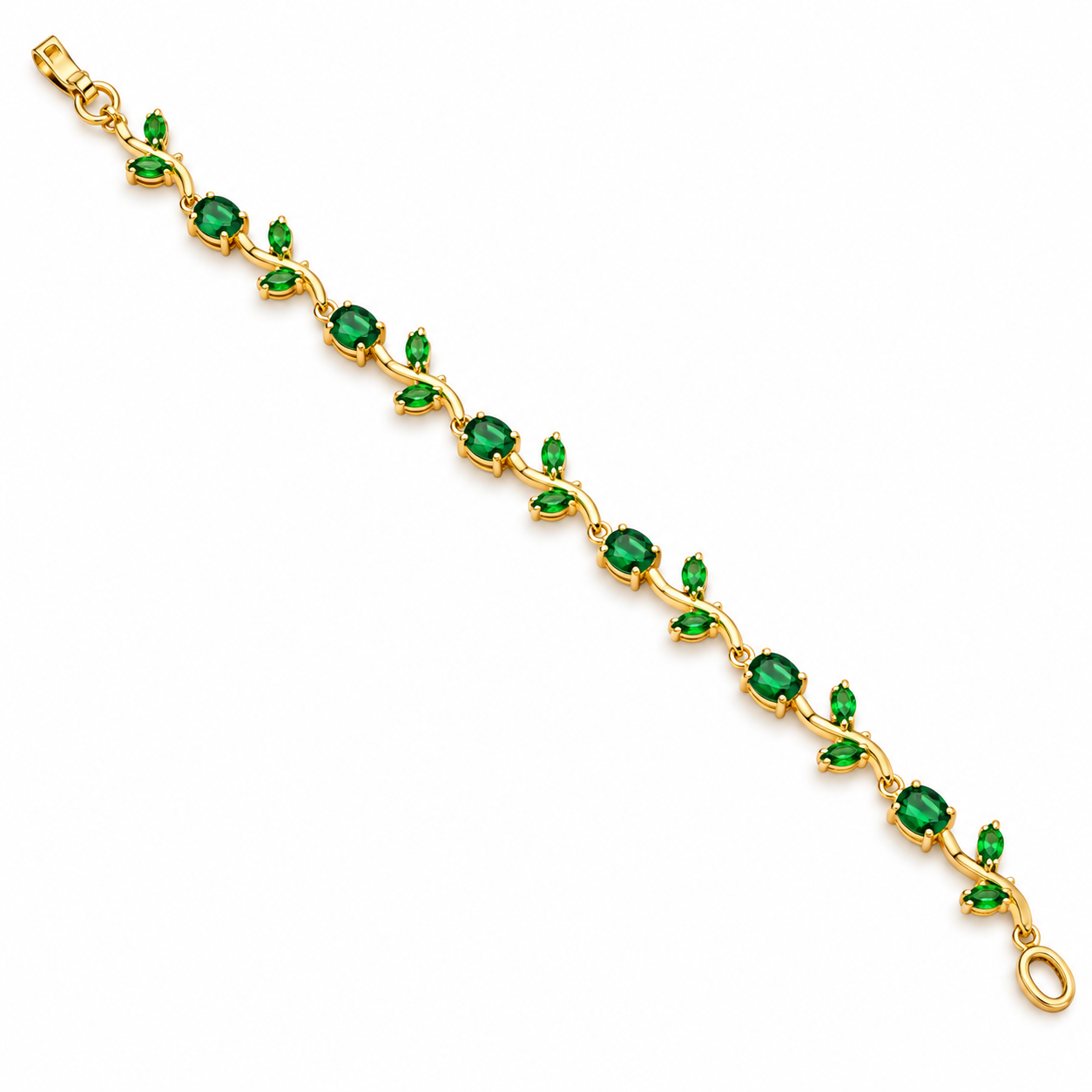 Green Tulip Bracelet for Women