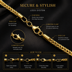 Golden Interlocking Chain