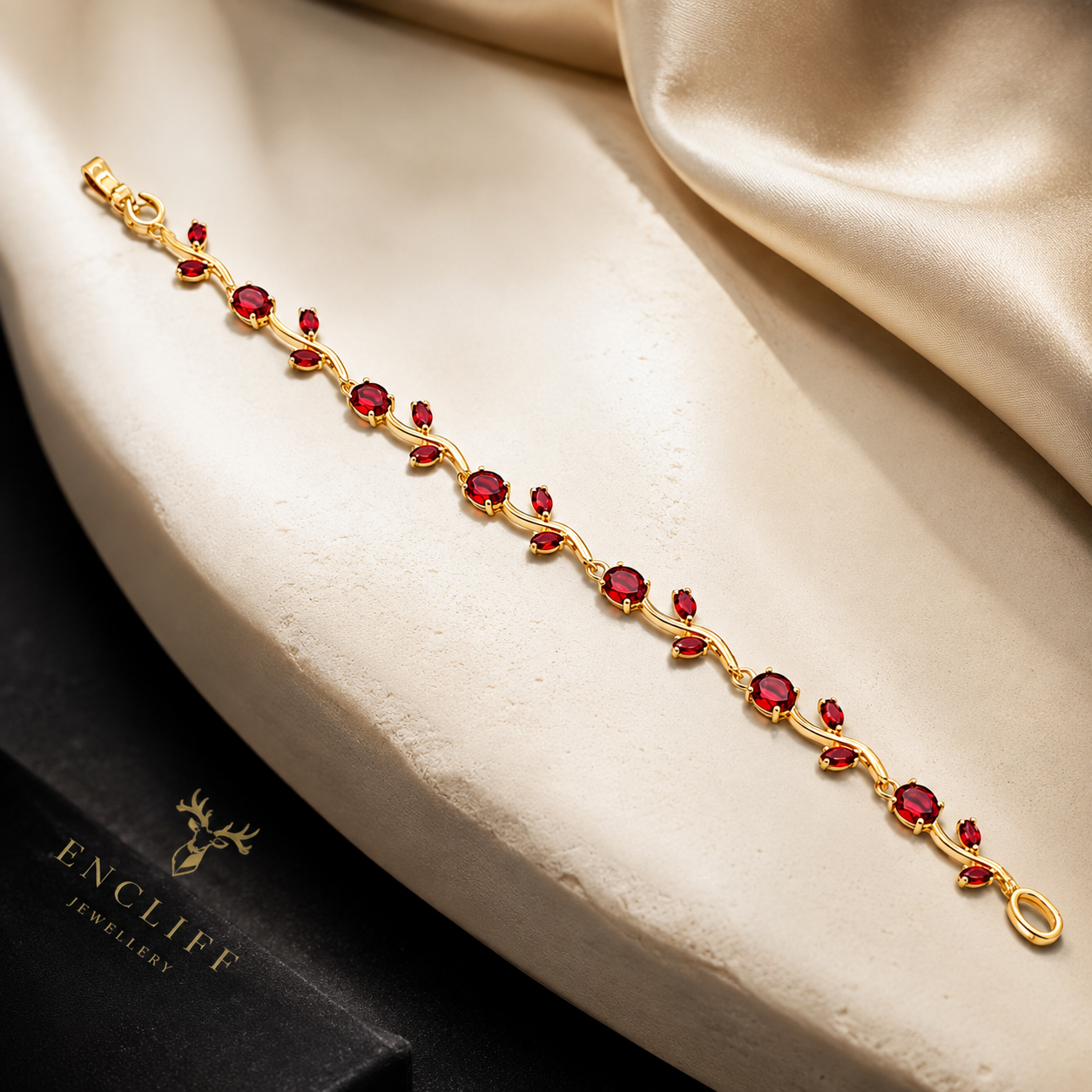 Red Tulip Bracelet
