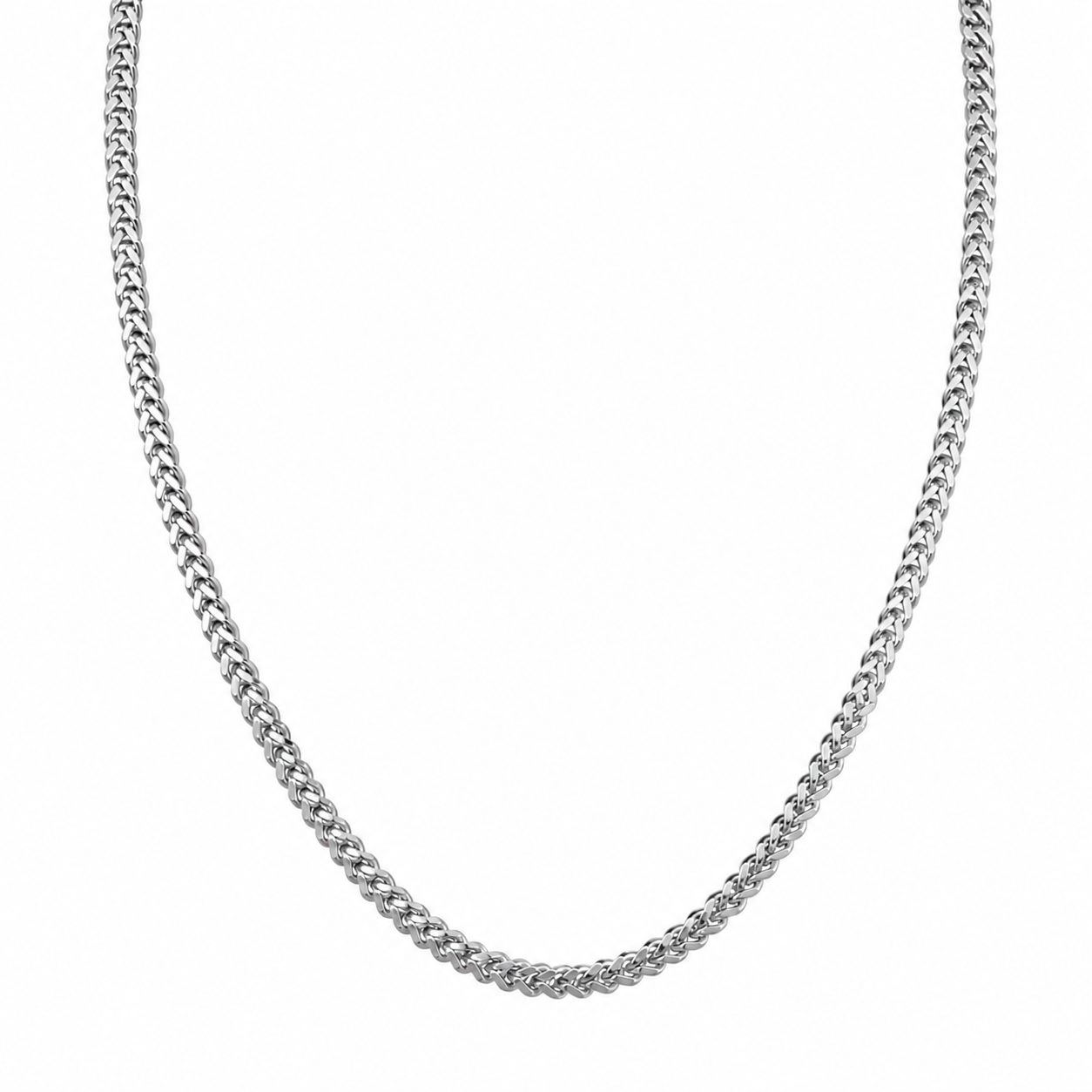Silver Interlocking Chain