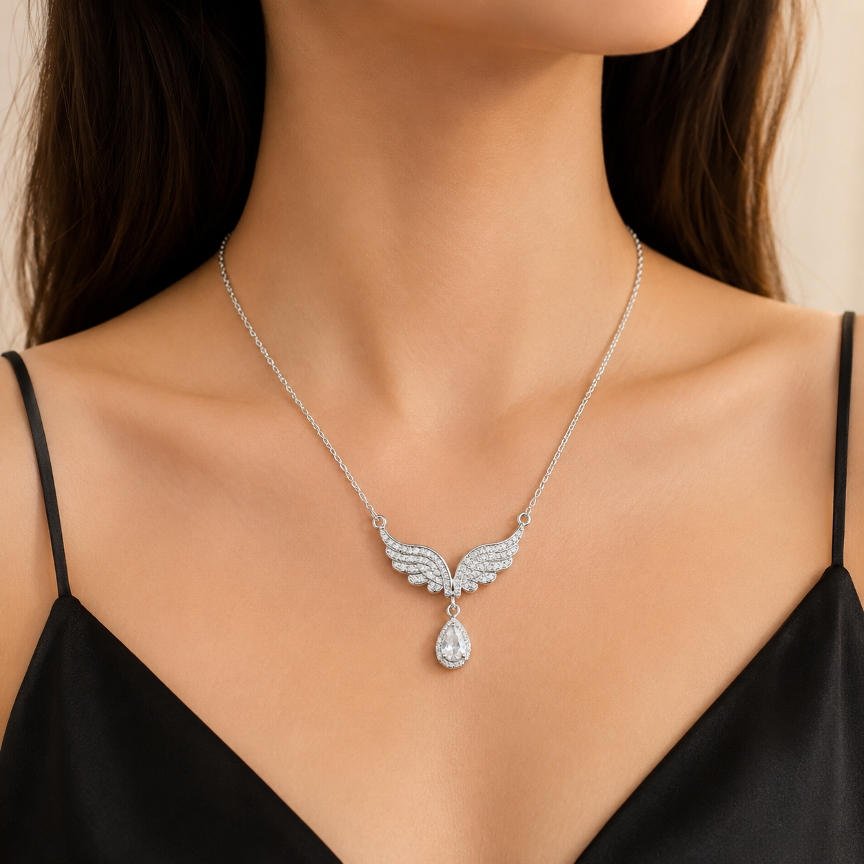 Celestial Wings Pendant Necklace