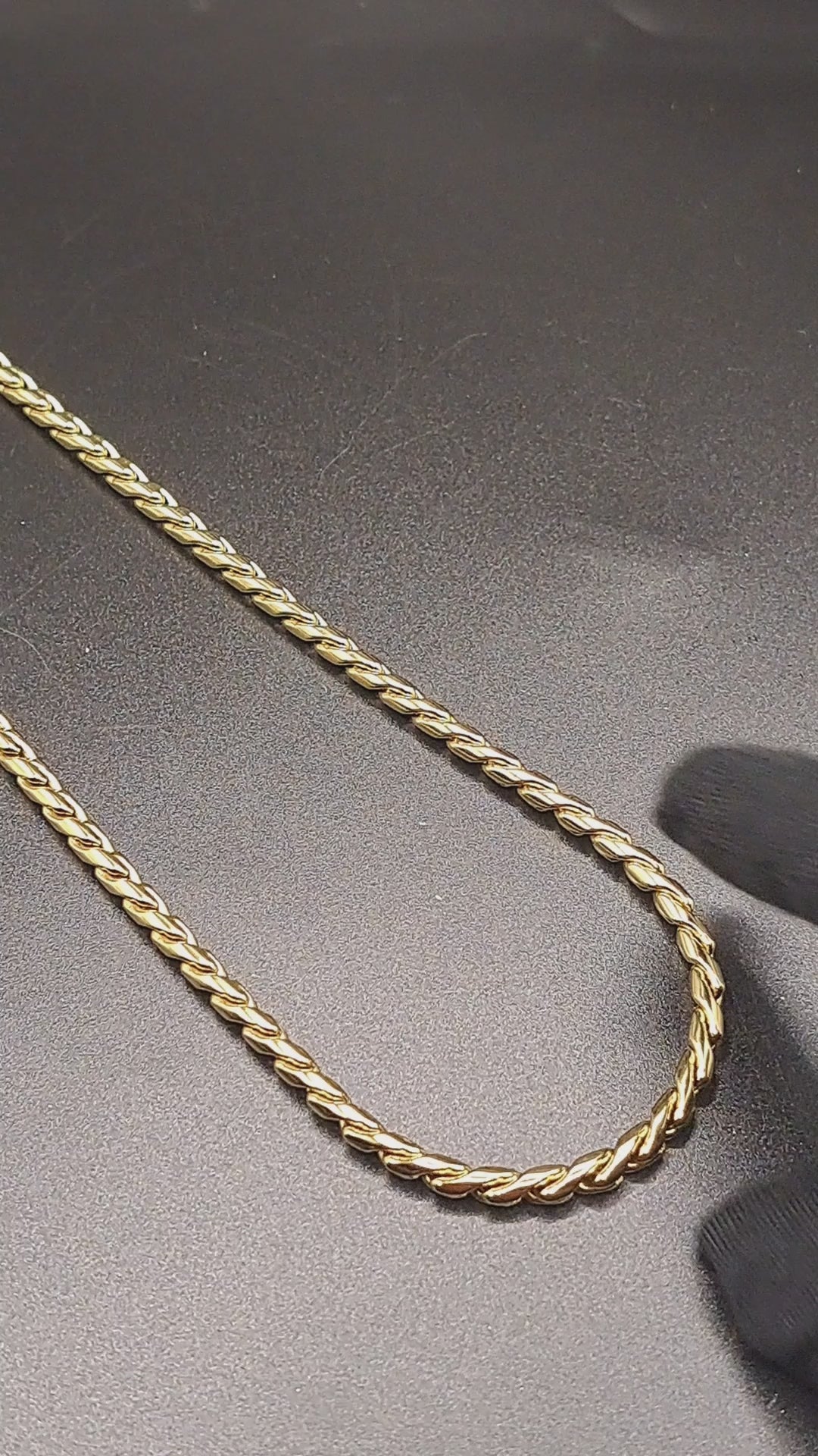Golden Palm Link Chain