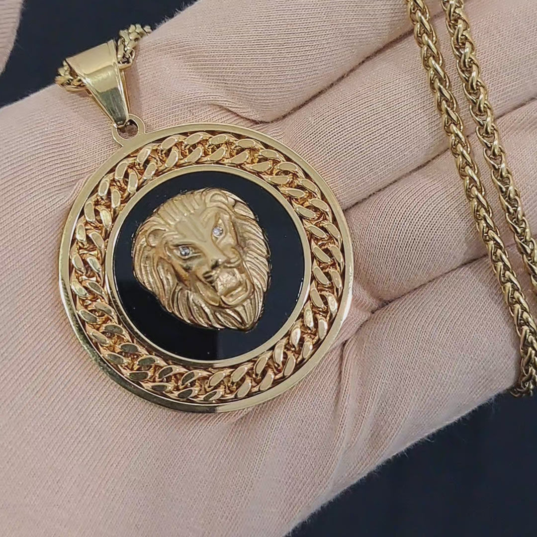 Lion Pendant Chain