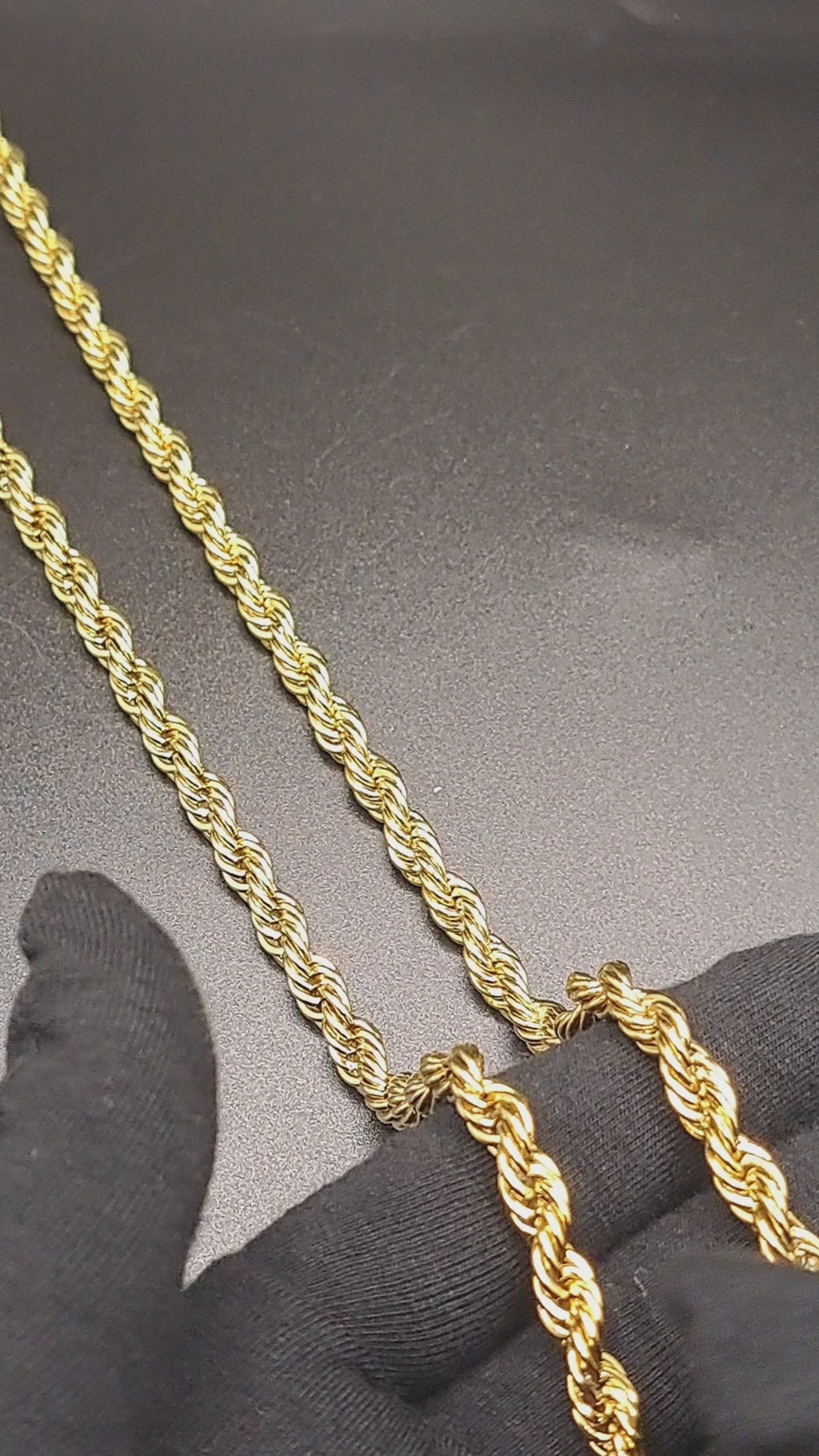Gold Plated Rope Chain