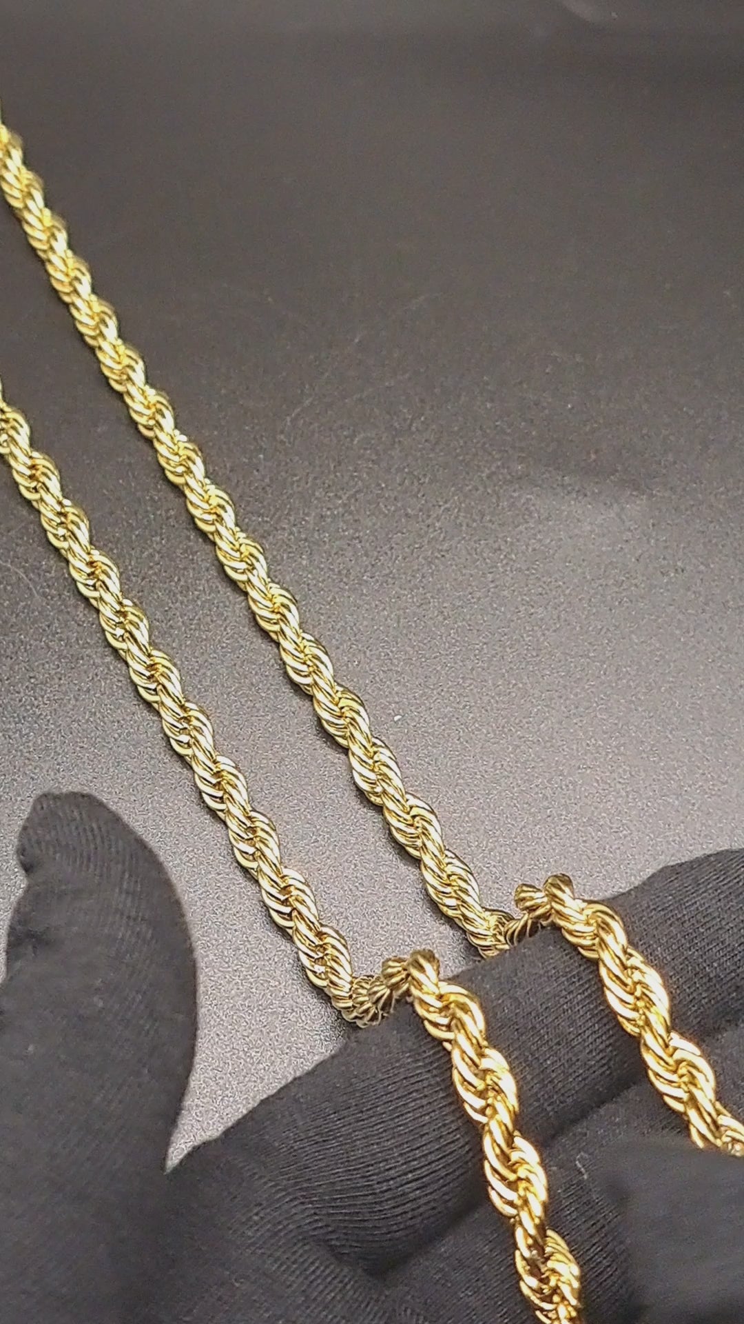 Gold Plated Rope Chain
