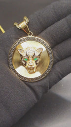 Panther Pendant Chain Gold