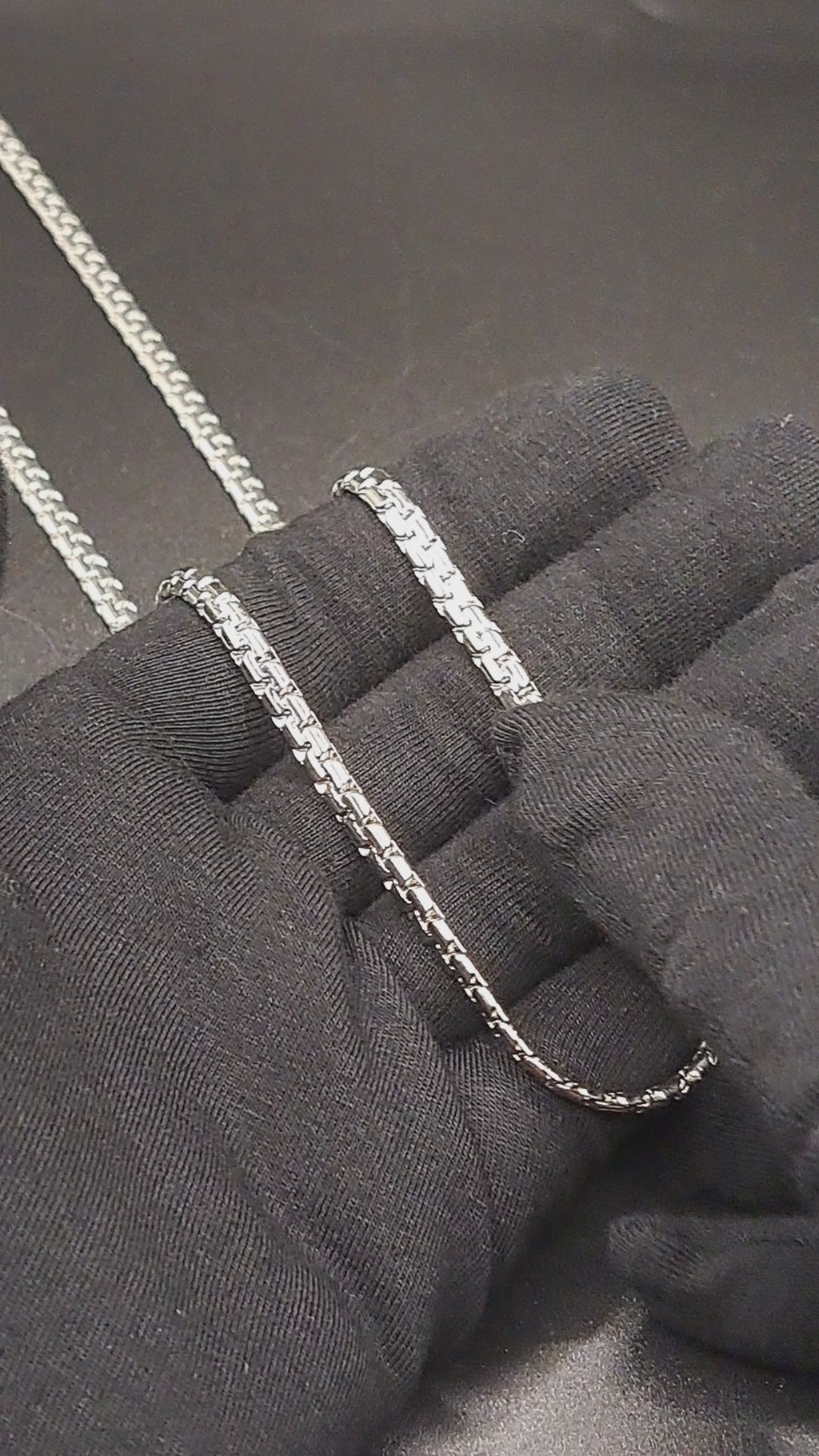 Silver Flat Box Chain