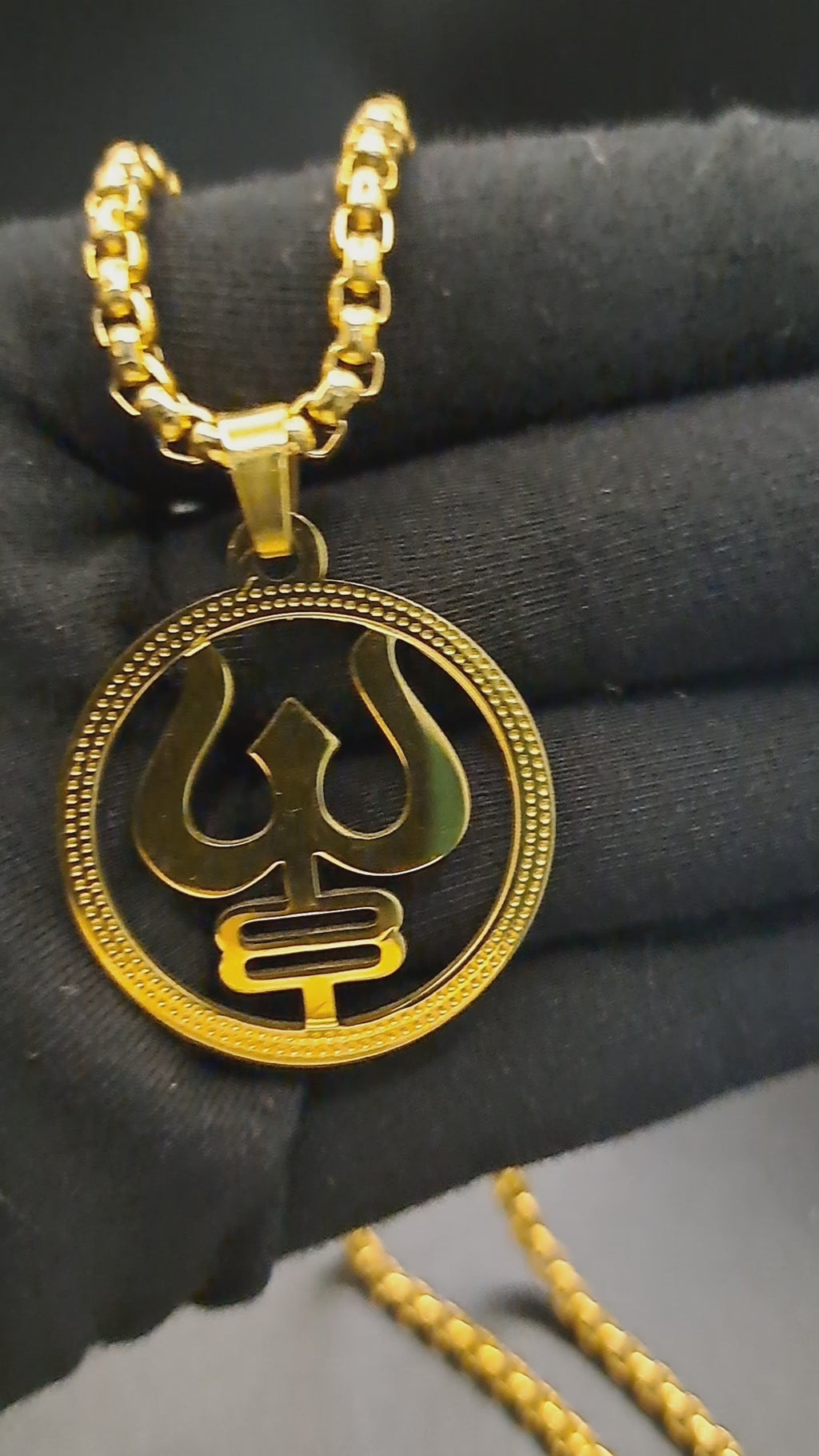 Trishul Pendant Chain