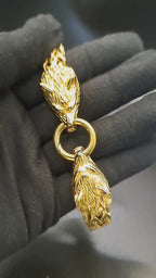 Golden Wolf Bracelet