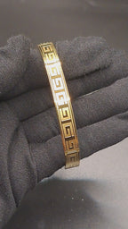 Greek Key Bracelet Gold